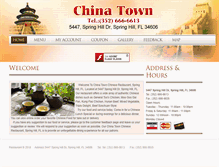 Tablet Screenshot of chinatownspringhill.com